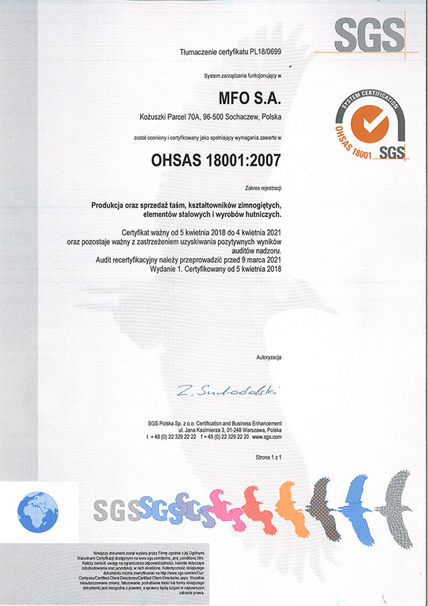 ISO 9001:2015  System zarządzania jakością