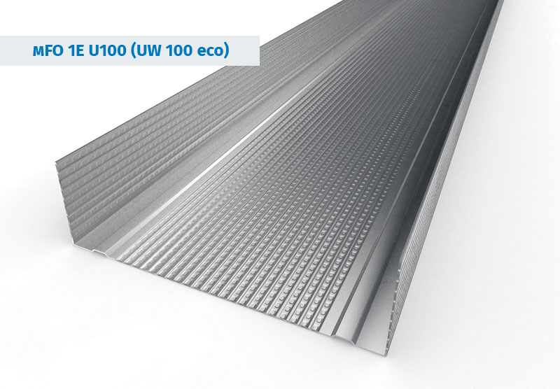 UW100 eco Galvanized Steel Profiles