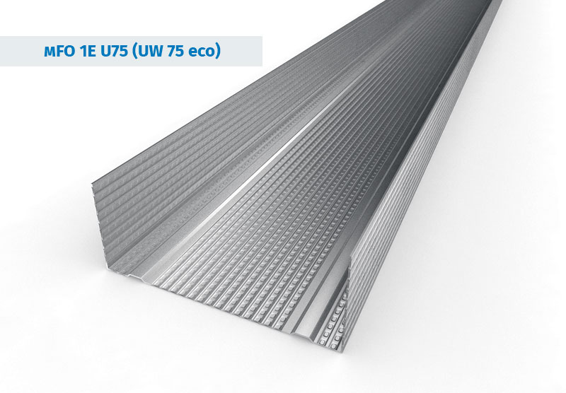 UW75 eco Galvanized Steel Profiles