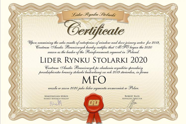 Lider Rynku Stolarki 2020